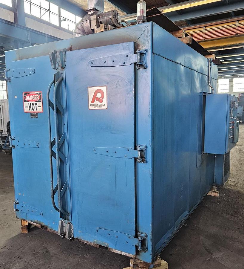 Used 60"W x 72"H x 96"L, Precision Quincy Class A Gas Fired Walk-In Oven, 850°F, Solvent Rated