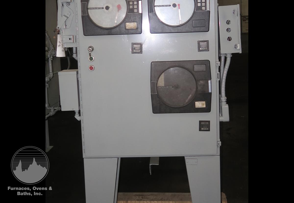 Used Surface Combustion Direct Fired Box Furnace, 36"W x 36"H x 72"L, Gas Fired, 1750°F, Fiber Lined