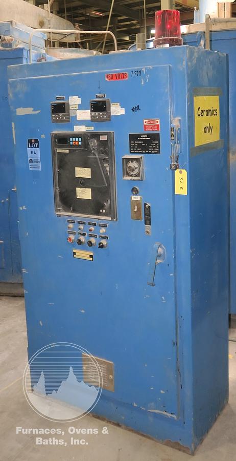 Used 38" Diameter x 48" Deep Lindberg 12-EC-3848-12 Pit Cyclone Pit Furnace, 1250°F, Electric