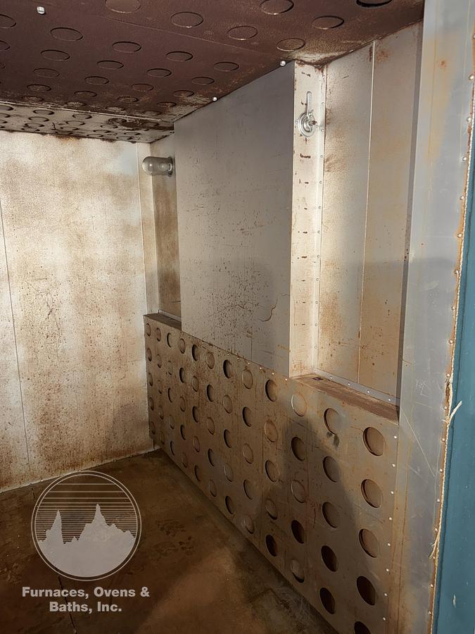 Used 54"W x 72"H x 72"L, Grieve B2-500 Electric Walk-In Oven, 500°F, Solvent Rated (200-F)