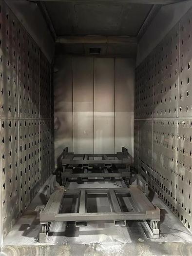 Used 96"W x 120"H x 144"L, Wisconsin Walk-In Oven SWH-81210-G, 500°F, Gas Fired w/Carts