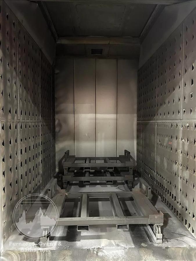 Used 96"W x 120"H x 144"L, Wisconsin Walk-In Oven SWH-81210-G, 500°F, Gas Fired w/Carts