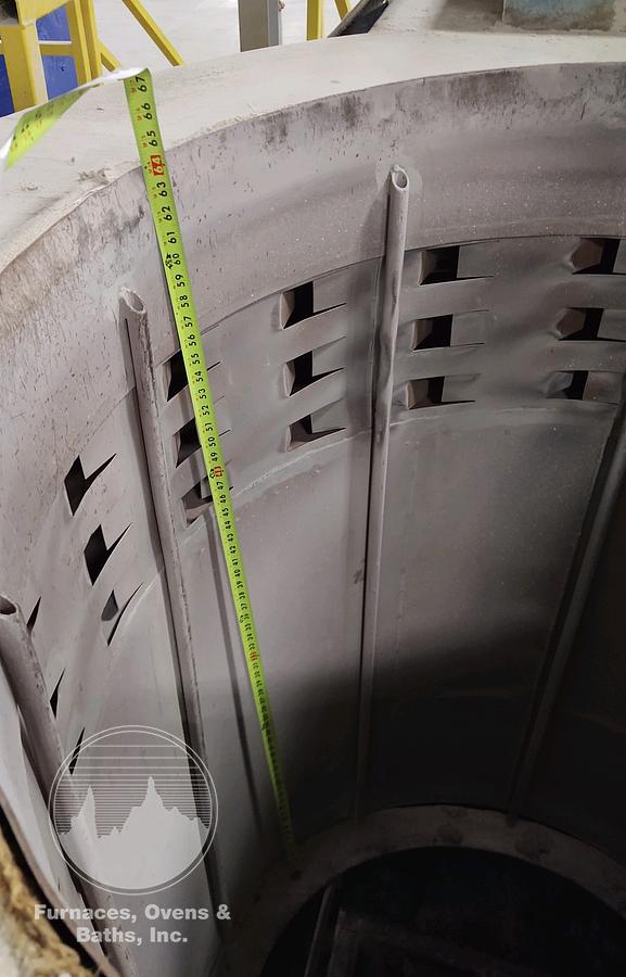 Used Wisconsin Pit Furnace 38" x 48", Electric, 1250°F