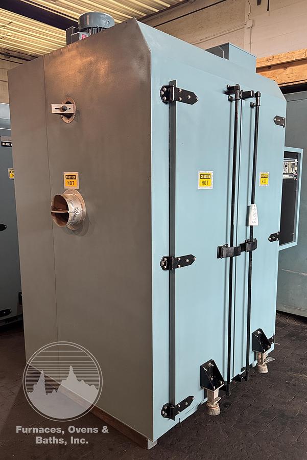 Used 48"W x 72"H x 48"L, Blue M 966 Batch/Truck Oven, 600°F, Stainless Interior