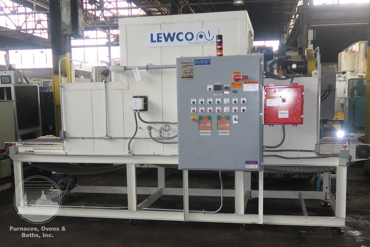 Used 24"W x 18" High x 120" Long, Lewco Belt Conveyor Oven, Electric, Class A, 500-F