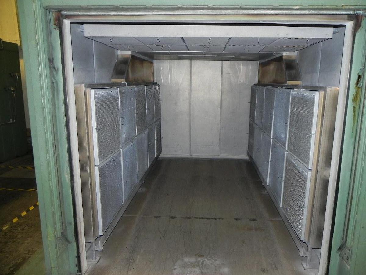 Used 72"W x 72"H x 132"L (11'), Wisconsin Walk-In Oven SWT-6116-E, 600°F, Electric, Powered Exhaust