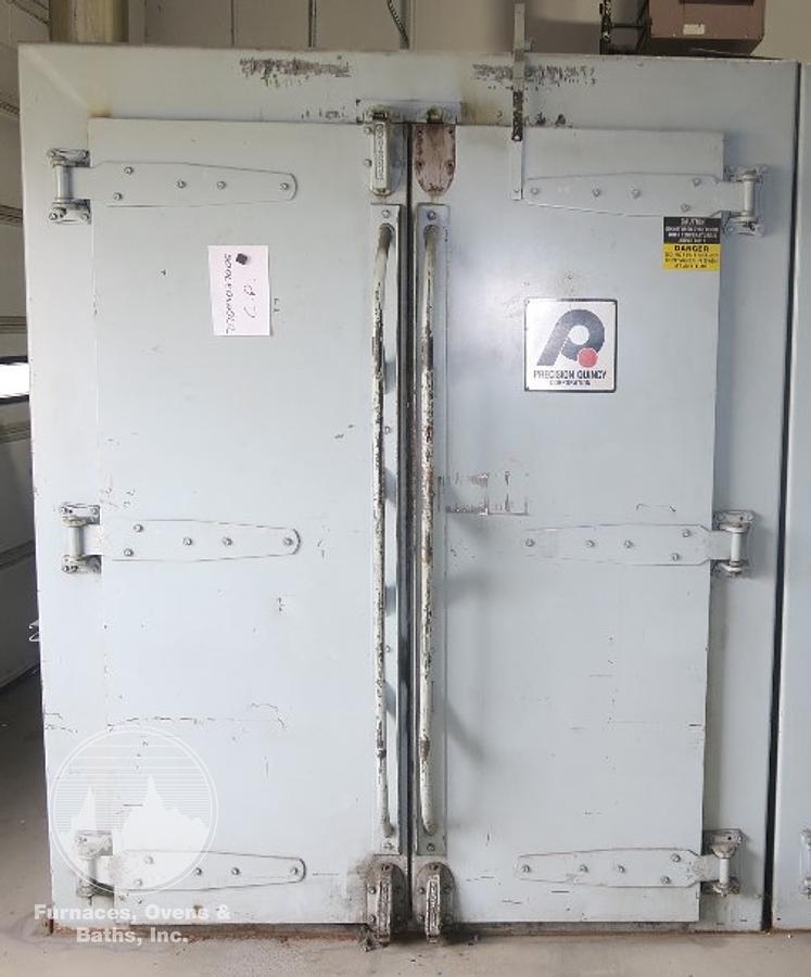 Used 48"W x 72"H x 48"L, Precision Quincy, Gas Fired Walk-In Oven, 1000°F