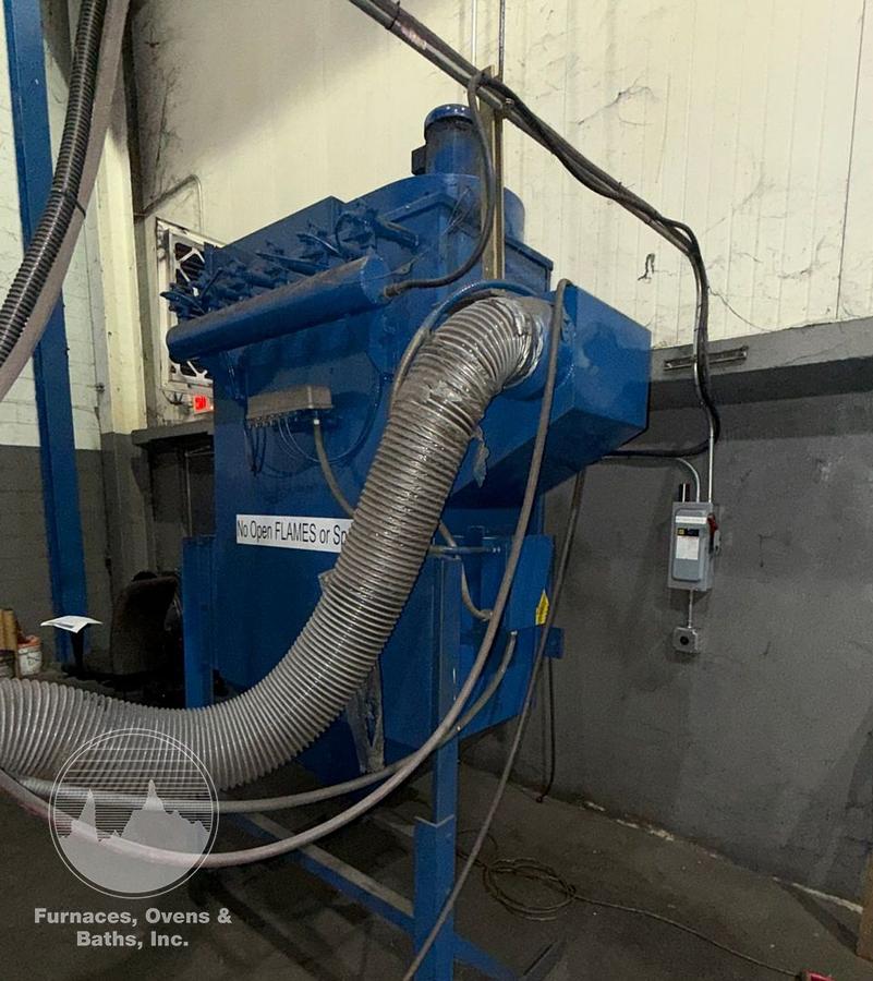 Used Goff Rubber Belt Tumblast 3 Cubic Feet w/Dust Collector