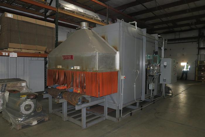 Used Wisconsin Oven Corporation 2 Lane Conveyor Oven, Natural Gas Fired, 650°F