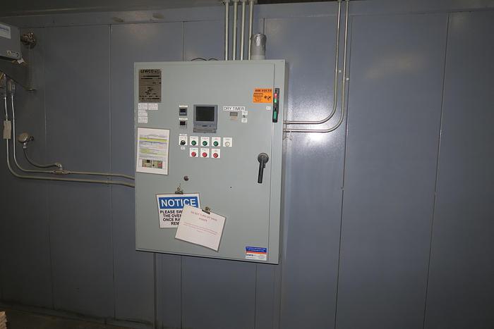 Used 84"W x 84"H x 264"L (22'L), Lewco, Electric Walk-In Oven, 500°F, Double Ended