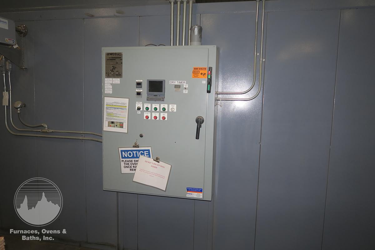 Used 84"W x 84"H x 264"L (22'L), Lewco, Electric Walk-In Oven, 500°F, Double Ended