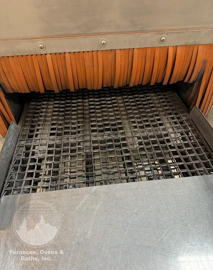 Used 24"W x 9" High x 15' Long, Wisconsin Belt Conveyor Oven, Electric, 850-F