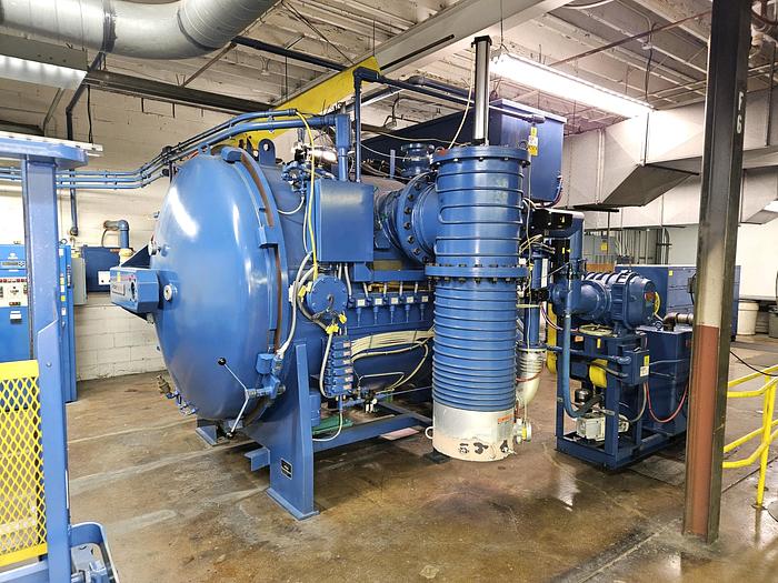 Used Abar Ipsen HR50x48-2 Vacuum Furnace, 2400-F, 2 Bar, Diffusion Pump