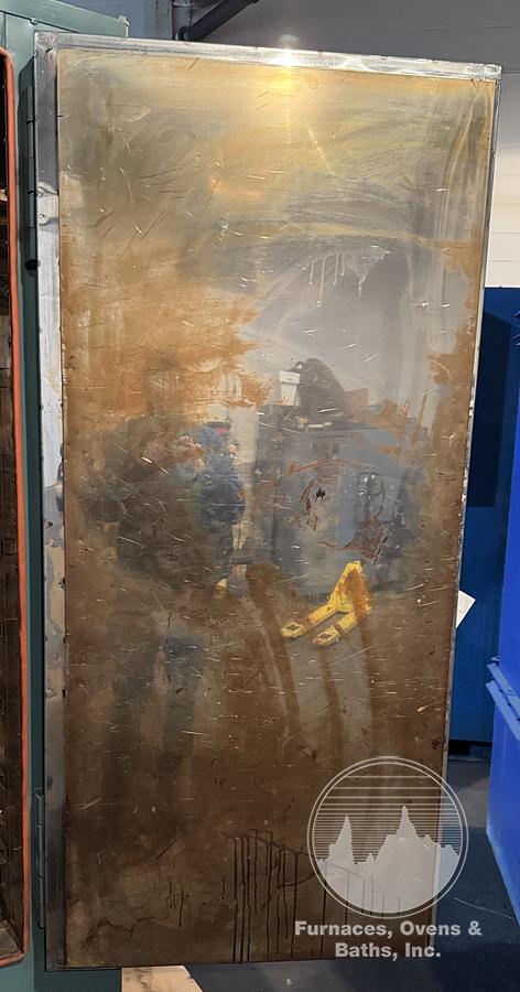 Used 56"W x 60"H x 32”L, Grieve SB-350 Cabinet Oven, 350-F, Gas Fired, Class A, Solvent Rated, Stainless Steel Interior