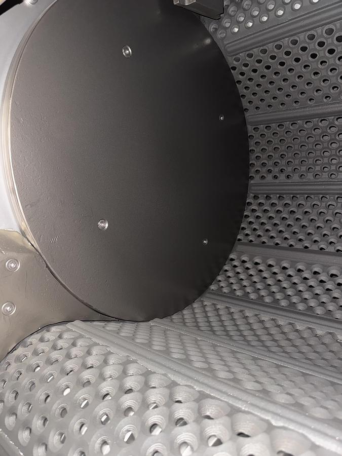 Used WHEELABRATOR 27" x 36" TUMBLAST w/Skip Hoist Loader