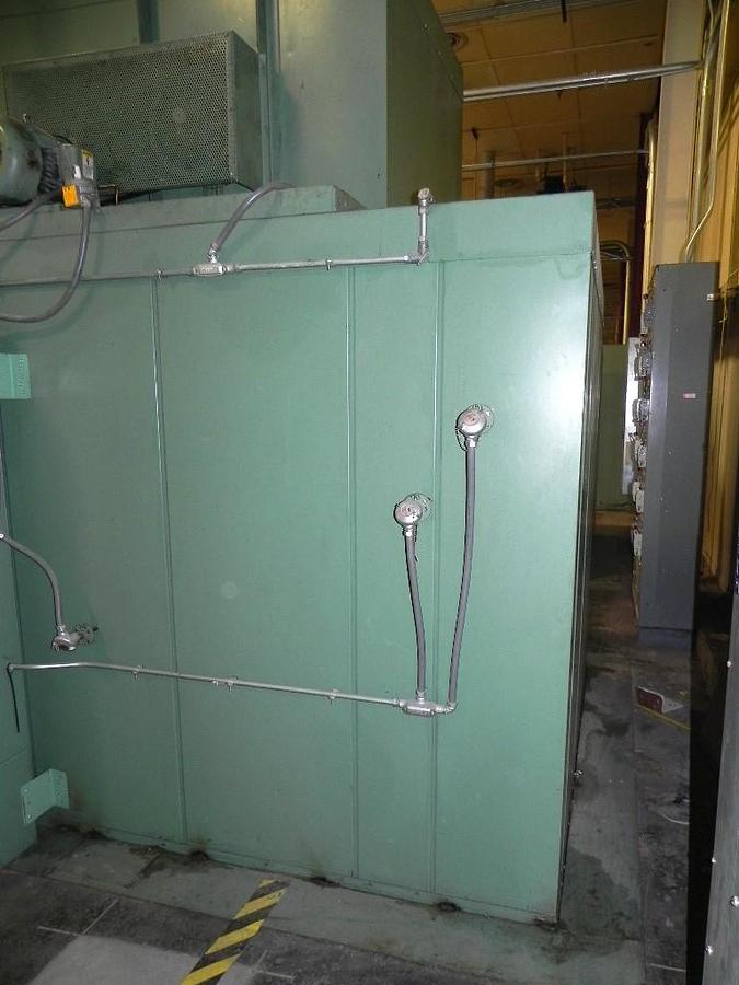 Used 72"W x 72"H x 132"L (11'), Wisconsin Walk-In Oven SWT-6116-E, 600°F, Electric, Powered Exhaust