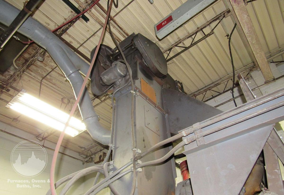 Used WHEELABRATOR WTB3 27" x 36" TUMBLAST CAPACITY 3 CU FT WITH LOADER