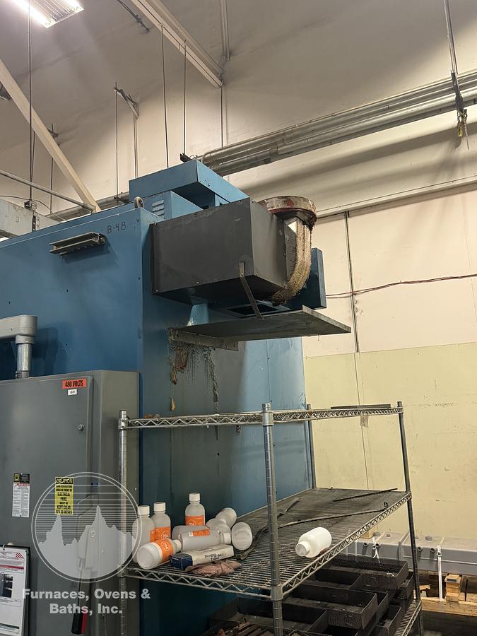 Used 48"W x 72"H x 48"L, Gruenberg, Electric Walk-In Oven, Solvent Rated, 450°C/842°F