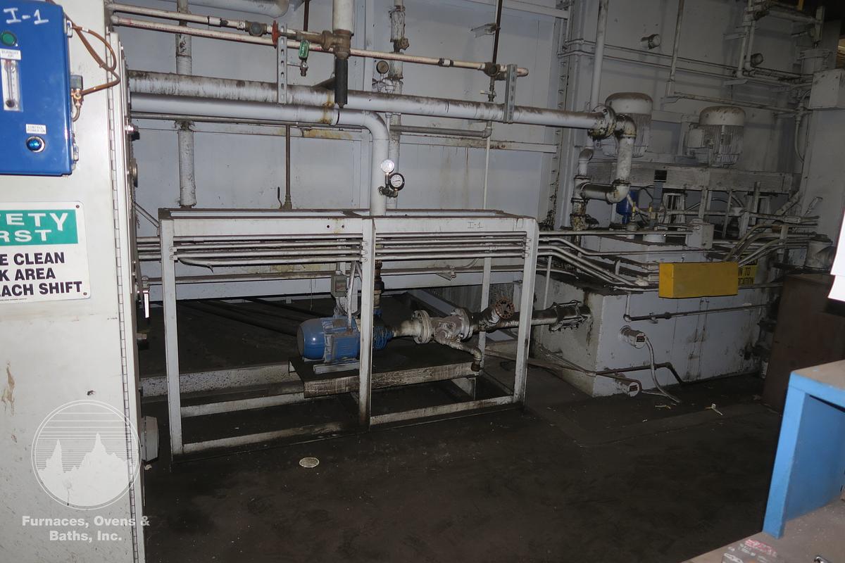 Used Surface Combustion Super Allcase Integral Quench Furnace, 36"W x 36"H x 72"L, Pro Electric, 1750°F