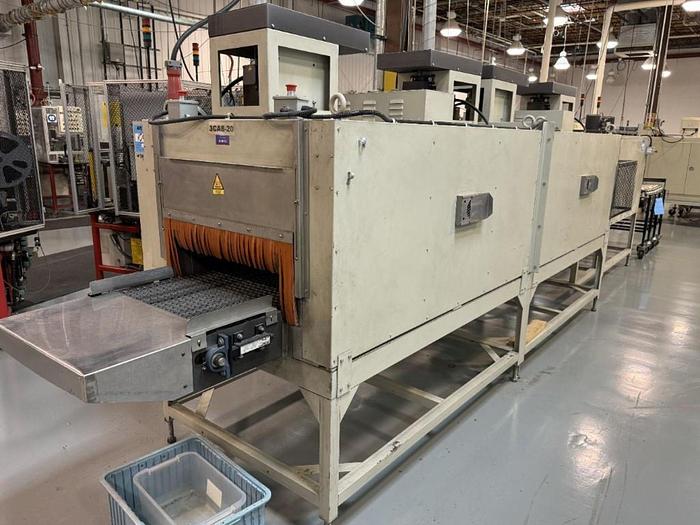 Used 24"W x 9" High x 15' Long, Wisconsin Belt Conveyor Oven, Electric, 850-F