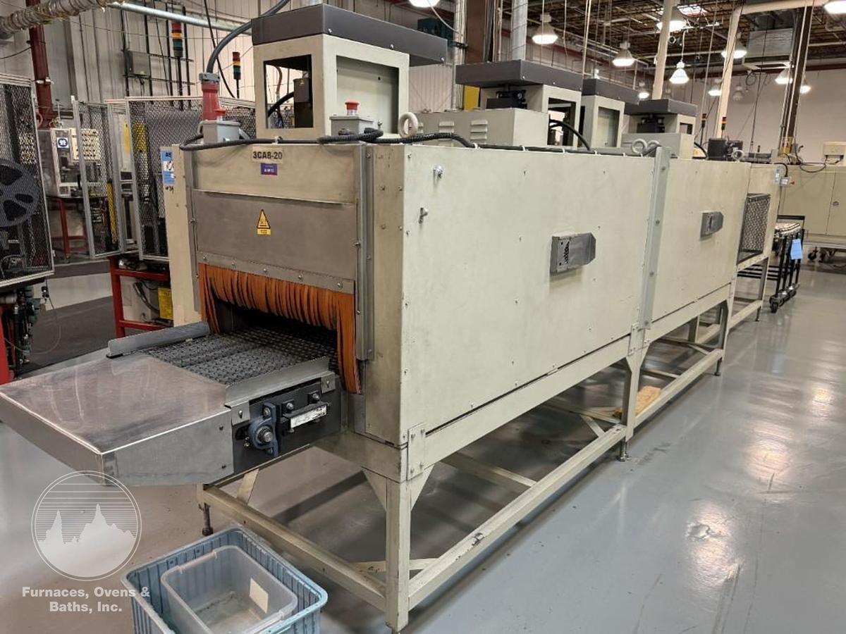 Used 24"W x 9" High x 15' Long, Wisconsin Belt Conveyor Oven, Electric, 850-F