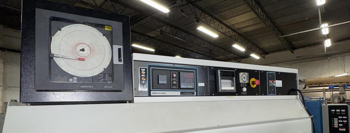 Used 60"W x 50"H x 24"L, Blue M DCW Cabinet Oven, Stainless Steel Interior, 600°F