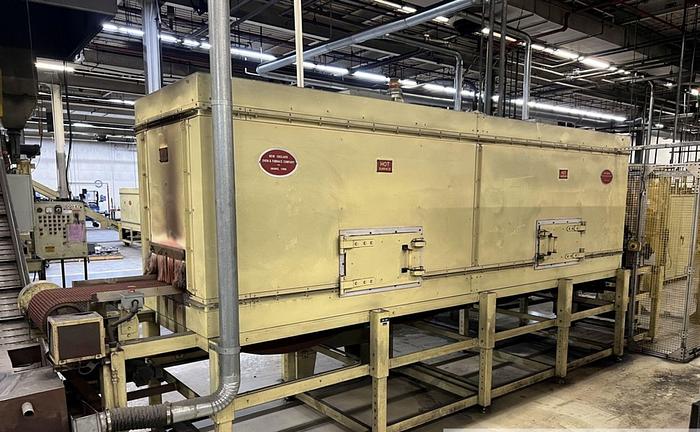 Used 19"W x 18" High x 120" Long, New England Oven Belt Conveyor Oven, Electric, 850-F