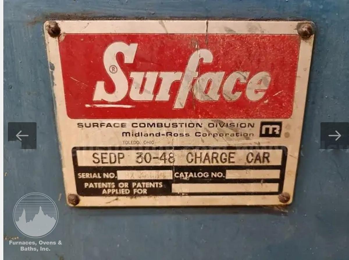 Used Surface Combustion Charge Car SEDP 30-48