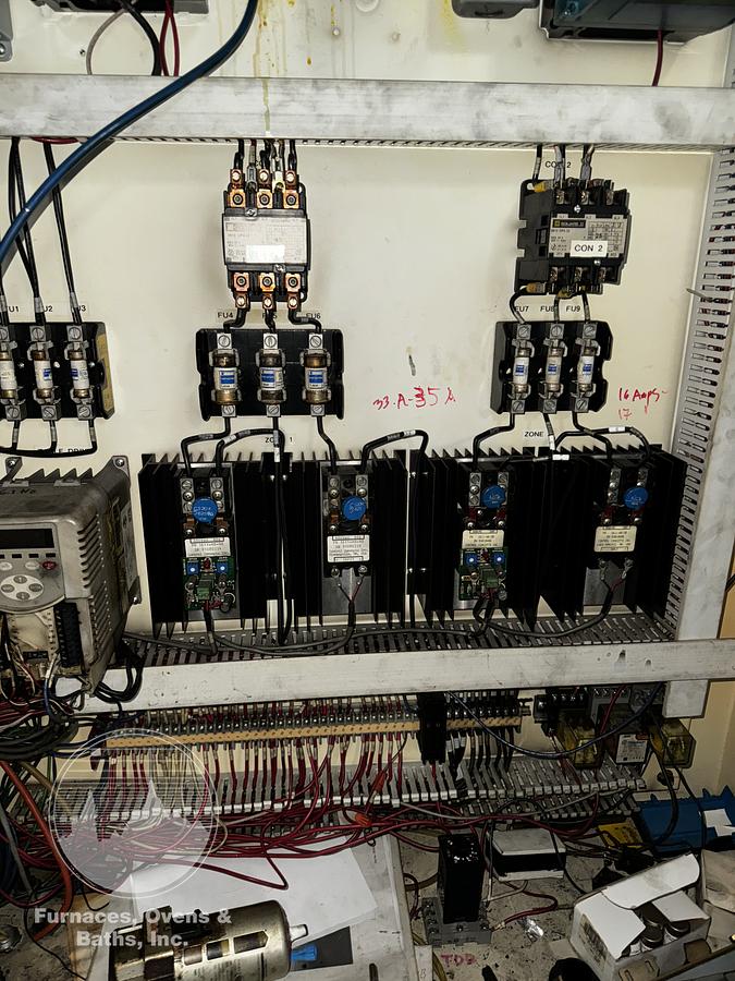 Used Thermcraft Atmosphere Rotary Hearth Furnace - 48” Diameter Hearth, 14” wide x 11” high opening, 1700-F