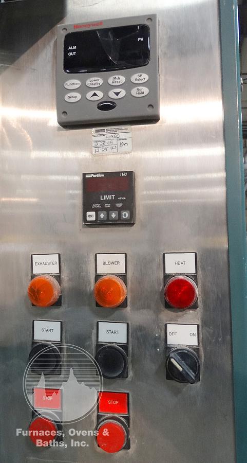 Used 48"W x 72"H x 48"L, Grieve, Electric Walk-In Oven, 500°F, Double Ended