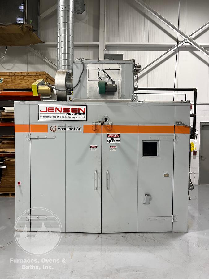 Used 98"W x 80"H x 96"L, Jensen Industries, 500-F, Gas Fired, Solvent Rated