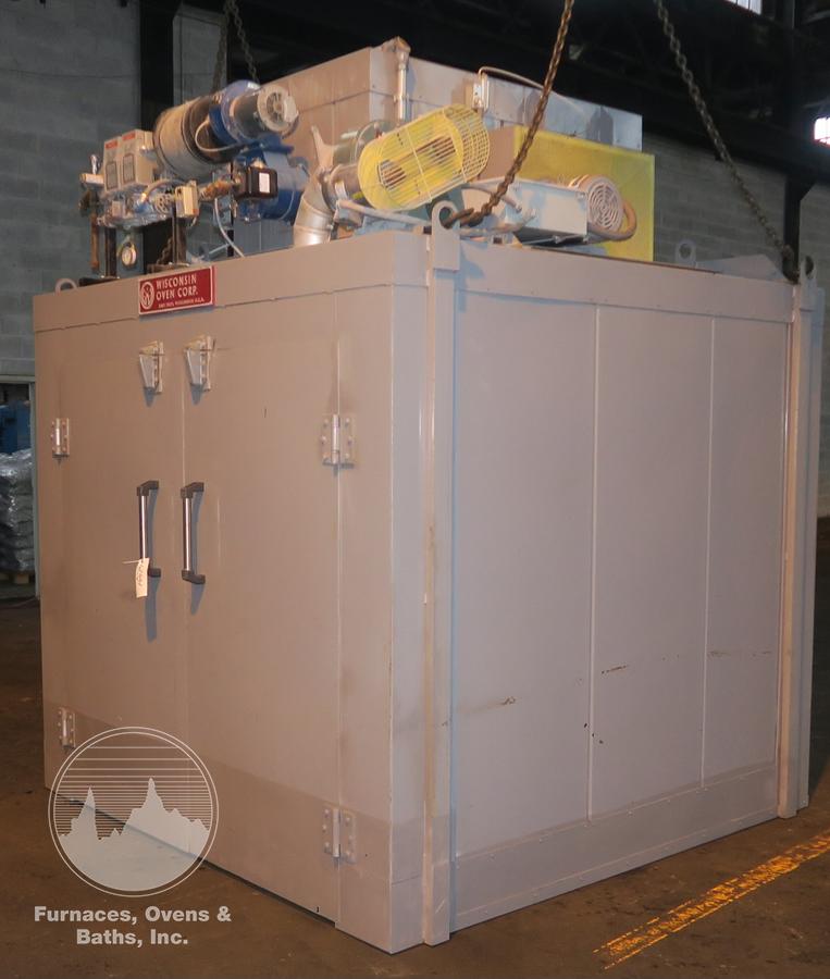 Used 72"W x 72"H x 84"L, Wisconsin, 500°F, Gas Fired