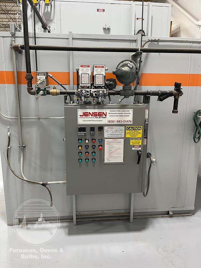 Used 98"W x 80"H x 96"L, Jensen Industries, 500-F, Gas Fired, Solvent Rated