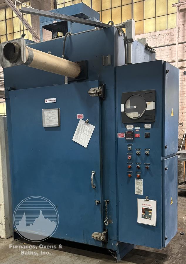 Used 48"W x 72"H x 48"L, Gruenberg, Electric Walk-In Oven, 450°F, Solvent Rated, Stainless Steel Interior