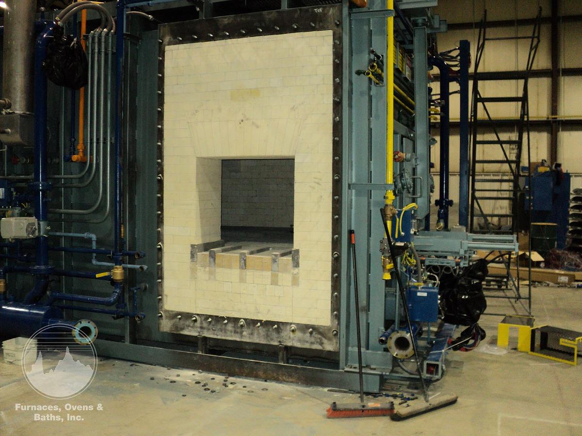 Used Williams Industrial Furnace 2 Row Pusher Furnace 30" x 30" Trays