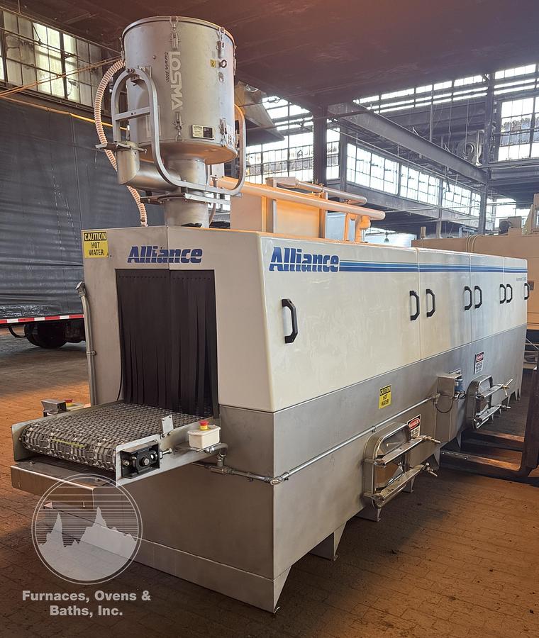 Used 24"W x 24" H - Alliance Manufacturing Aquamaster - CB-2400E, Wash, Rinse and Heated Blow-Off, UNUSED CONDITION