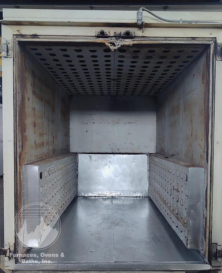 Used 60"W x 72"H x 96"L, Grieve B3-650 Gas Fired Walk-In Oven, 650°F, Class A Solvent Rated