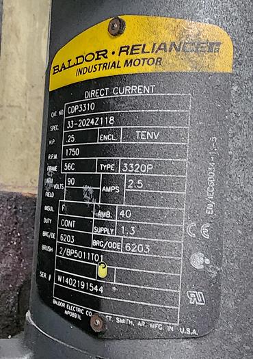 Used 18"W x 4" High x 72" Long, New England Oven Belt Conveyor Oven, Electric, 850-F