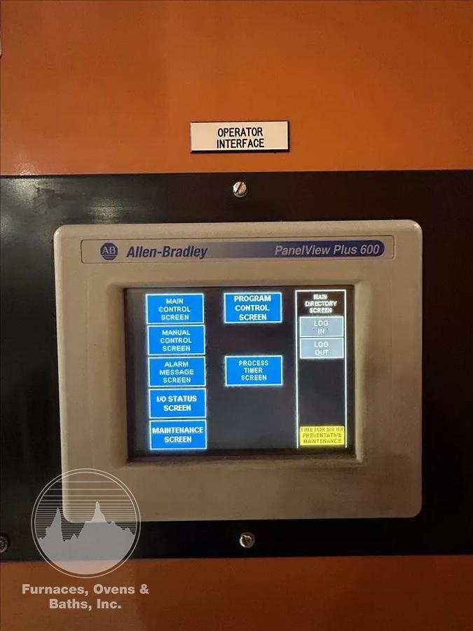 Used 96"W x 120"H x 144"L, Wisconsin Walk-In Oven SWH-81210-G, 500°F, Gas Fired w/Carts