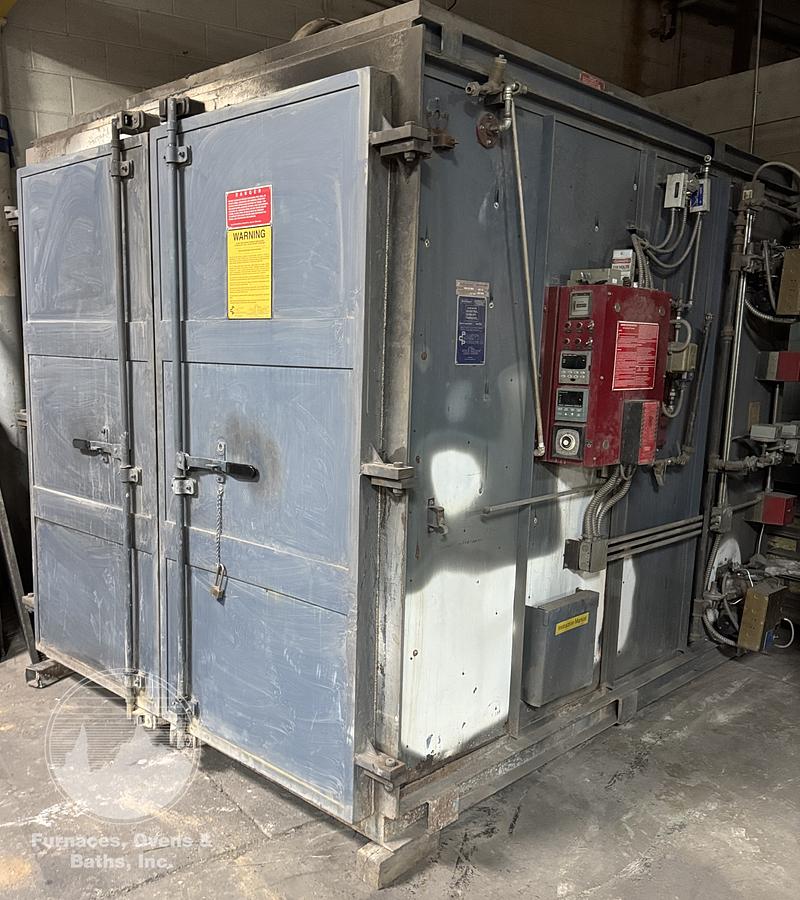 Used 72"W x 72"H x 72”L, Pollution Control Products PRC 225 Burn-Off Oven, Natural Gas Fired
