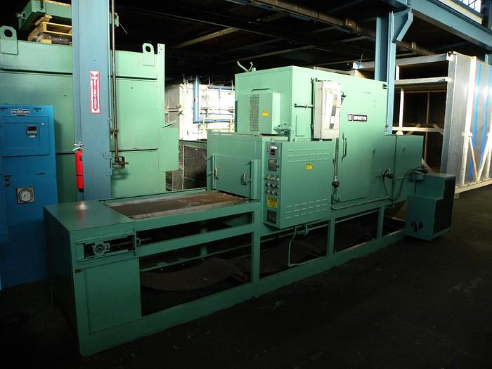 Used 18"W x 14"H x 10'L Grieve Belt Conveyor Oven, Electric, 500-F