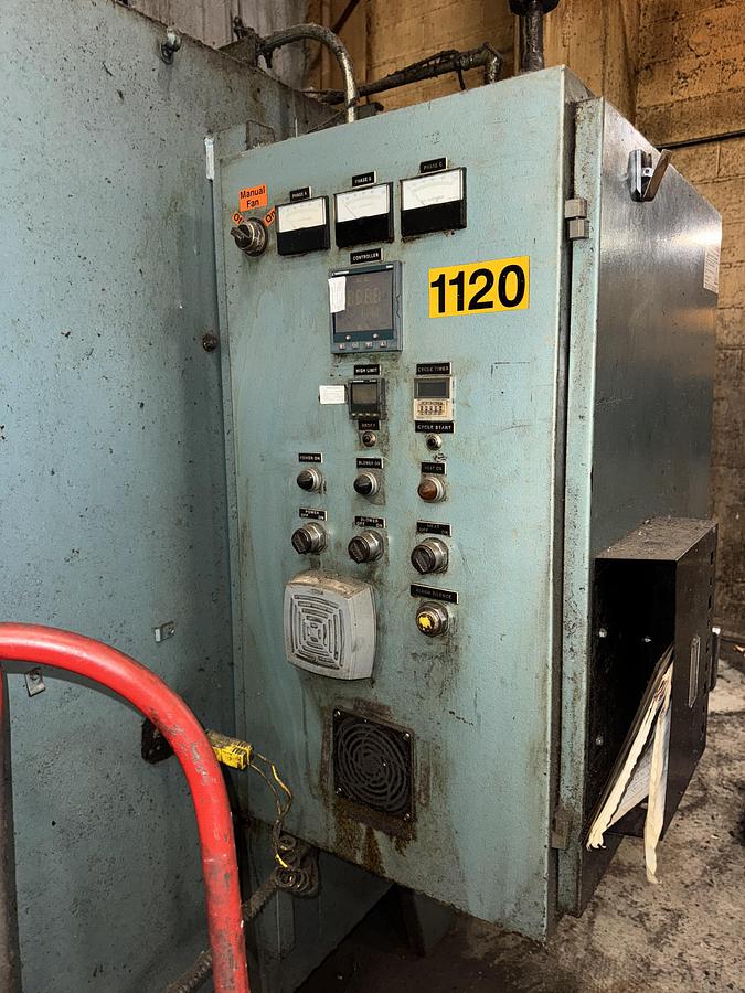 Used 48"W x 48"H x 96"L, Trent Box Temper Furnace, Electric, 1400°F
