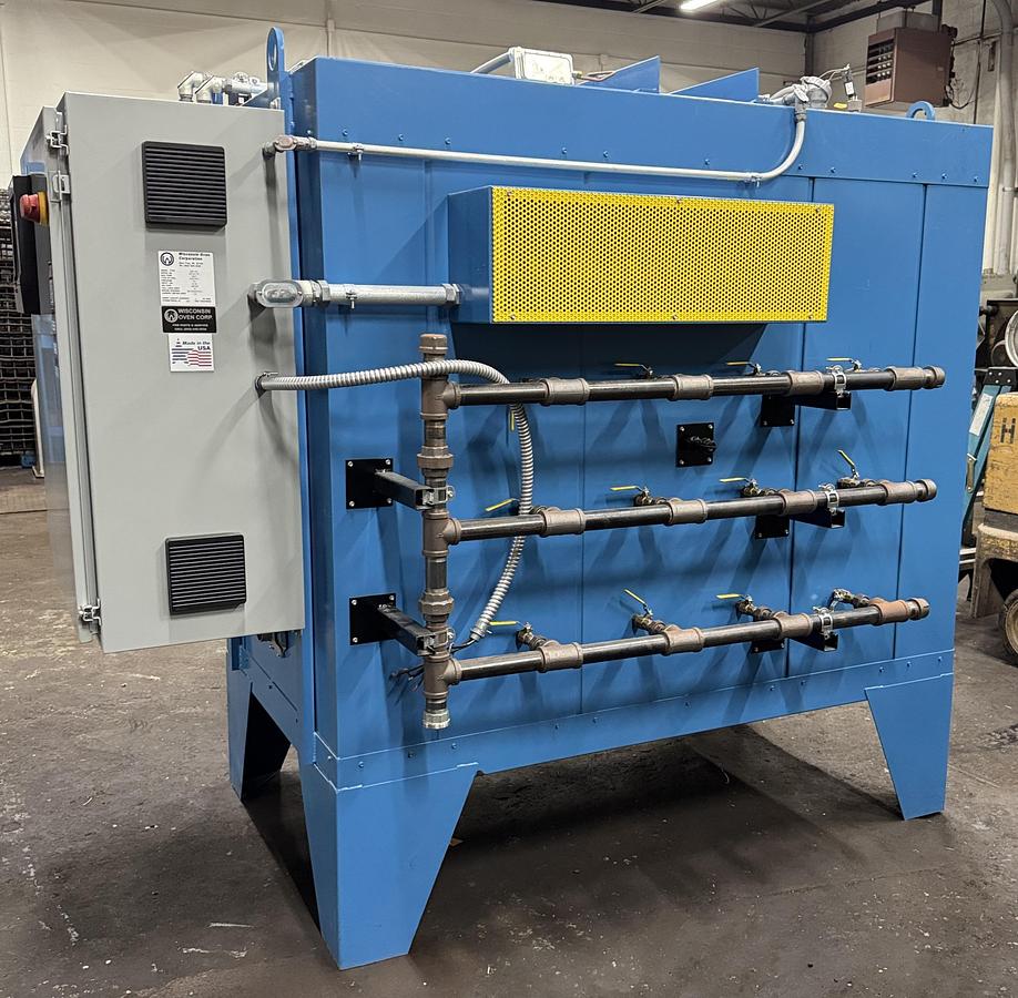 Used 48"W x 36"H x 36"L Wisconsin Cabinet Oven, 650°F, Electric, Vacuum Composite Cure