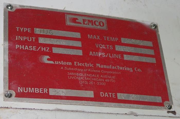 Used Surface Combustion Box Temper 36"W x 36"H x 72"L, Electric, 1250-F