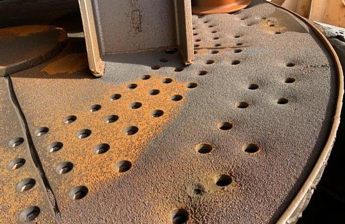 Used Pangborn 8LK 96" Diameter Table Blast w/Dust Collector