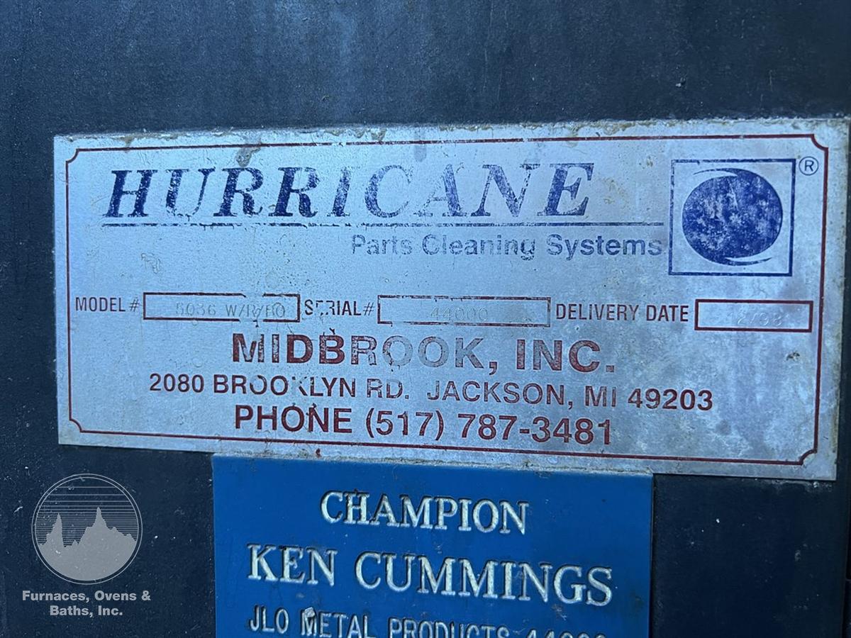 Used Midbrook 5036 W/R/BO, 36"W Stainless Steel Washer