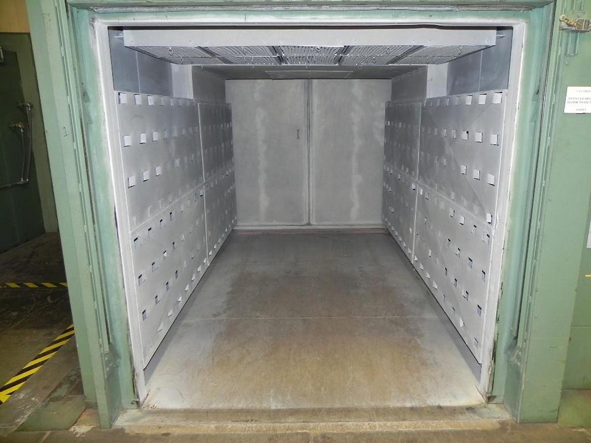 Used 72"W x 72"H x 132"L (11'), Wisconsin Walk-In Oven SWT-6116-E, 600°F, Electric, Powered Exhaust