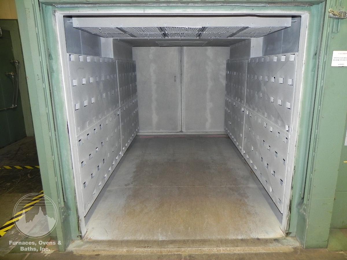 Used 72"W x 72"H x 132"L (11'), Wisconsin Walk-In Oven SWT-6116-E, 600°F, Electric, Powered Exhaust