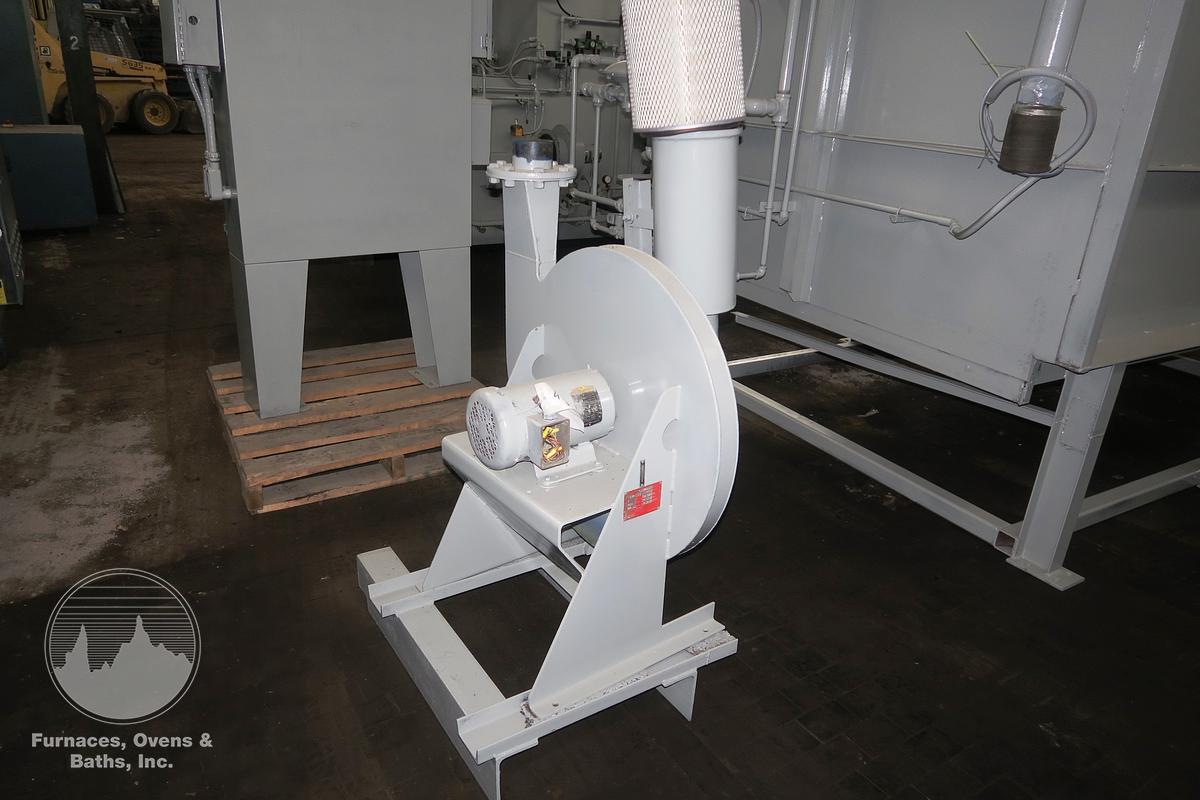 Used Surface Combustion Direct Fired Box Furnace, 36"W x 36"H x 72"L, Gas Fired, 1750°F, Fiber Lined