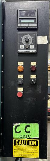Used 38"W x 26"H x 20"L Grieve HX-1250 Cabinet Oven, 1250°F, Electric